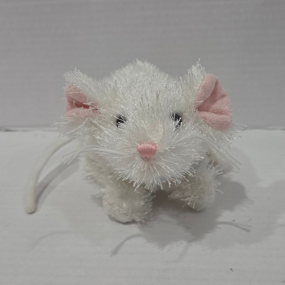 Ganz Webkinz Lil Kinz White Mouse Plush Stuffed Animal Toy HS354 Small White